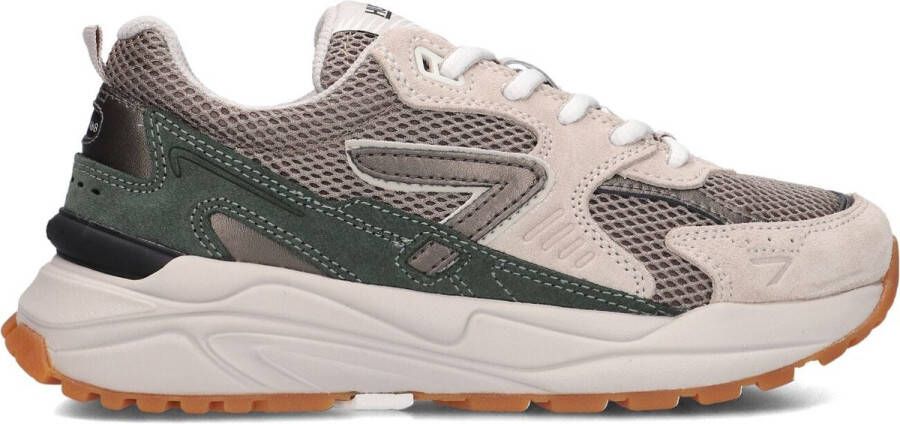 Hub Dames Lage sneakers Chunky zool Grid S48 Beige Suède