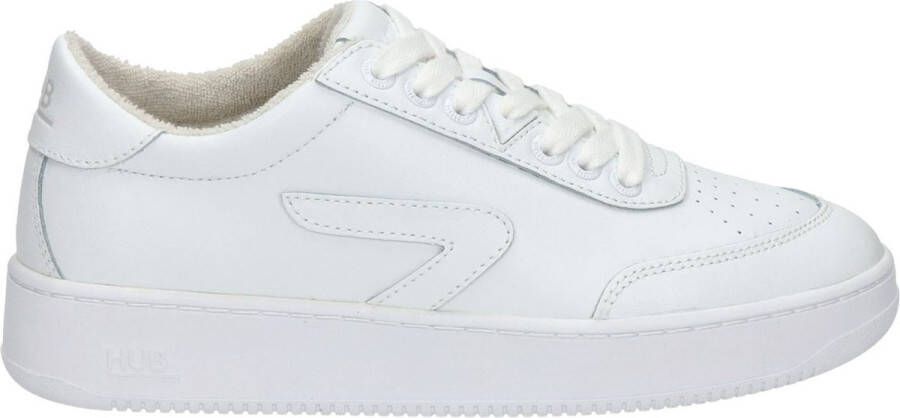 Hub Baseline-w Lage sneakers Leren Sneaker Dames Wit - Foto 3