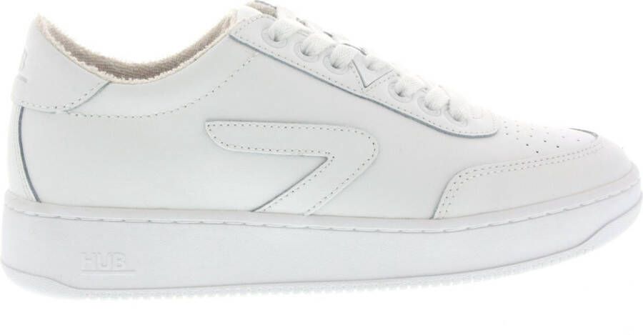 Hub Baseline-w Lage sneakers Leren Sneaker Dames Wit - Foto 2