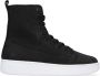 Hub Day Veterboots Laarzen Met Veters Dames Zwart - Thumbnail 1
