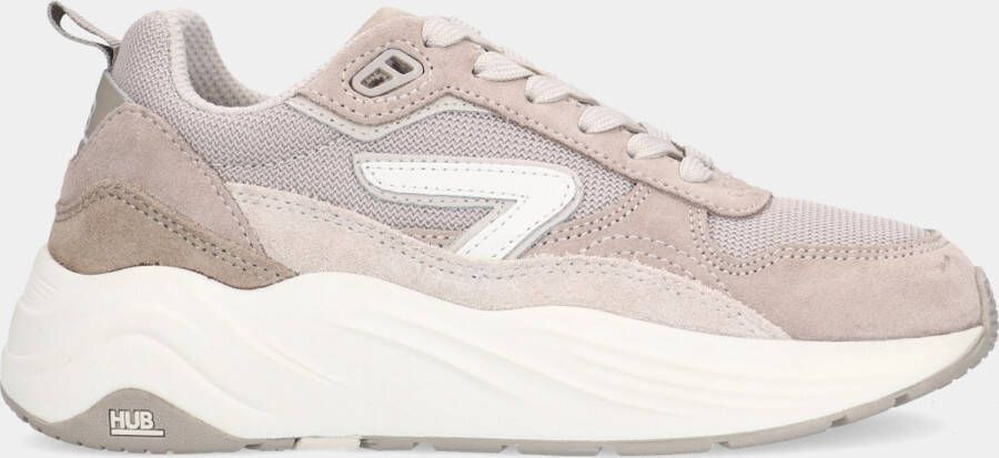 PHILIPPE MODEL Hub Glide S43 Beige Grey Off White dames sneakers