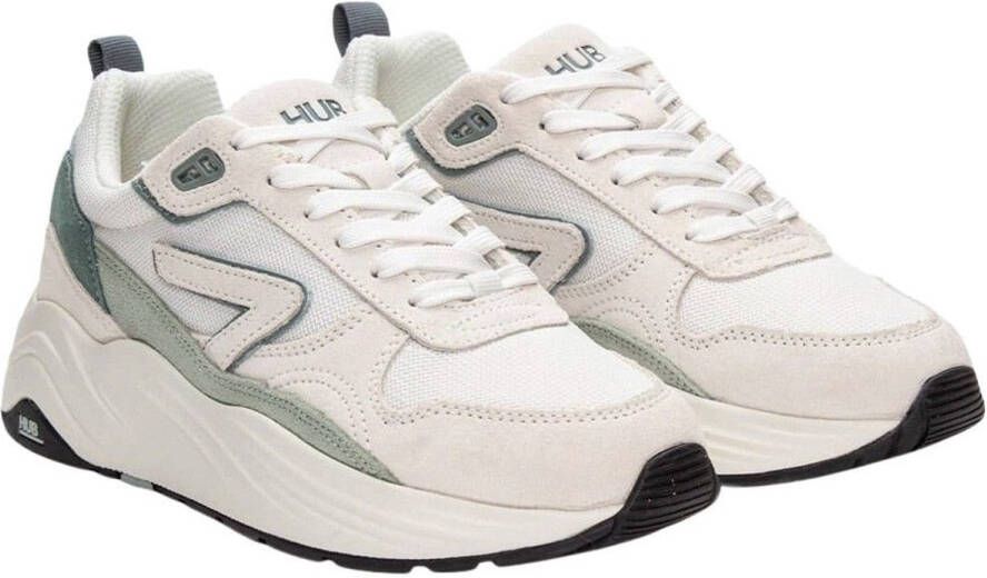 Hub Witte Chunky Sole Sneakers voor vrouwen White Dames