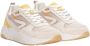 HUB Glide chunky suède sneakers beige oranje - Thumbnail 2