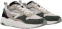 HUB Glide S43 chunky suède sneakers grijsgroen beige - Thumbnail 2