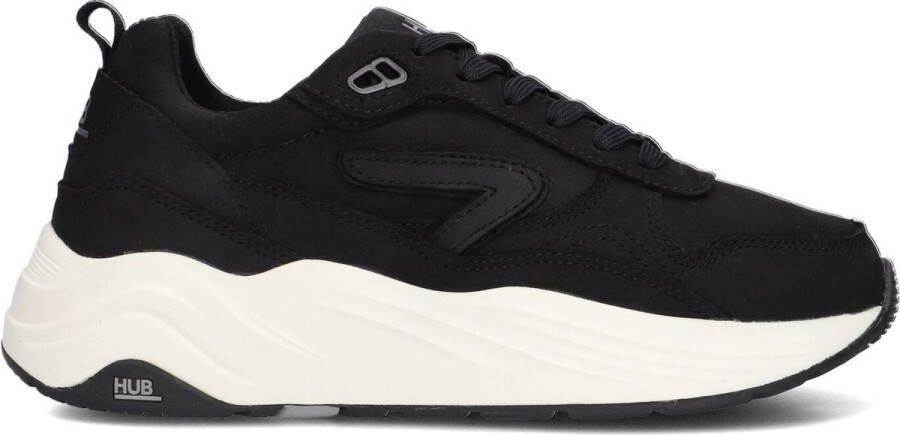 Hub Glide-w Lage sneakers Leren Sneaker Dames Zwart - Foto 2
