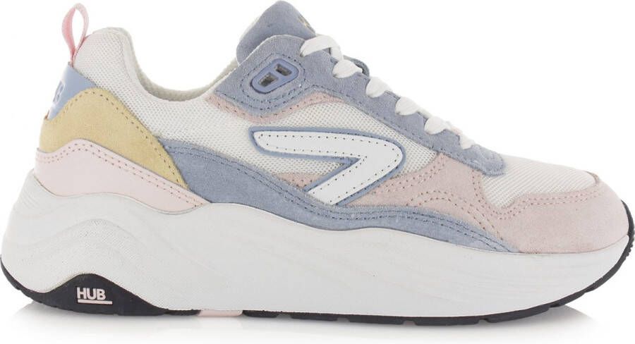 Hub Glide-z Lage sneakers Leren Sneaker Dames Blauw - Foto 3