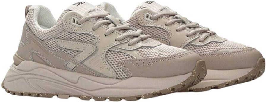 HUB Grid-W L23 chunky suède sneakers beige - Foto 2