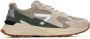 Hub Beige Lage Sneakers met Groene Accenten Multicolor Heren - Thumbnail 7