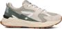 Hub Beige Lage Sneakers met Groene Accenten Multicolor Heren - Thumbnail 2