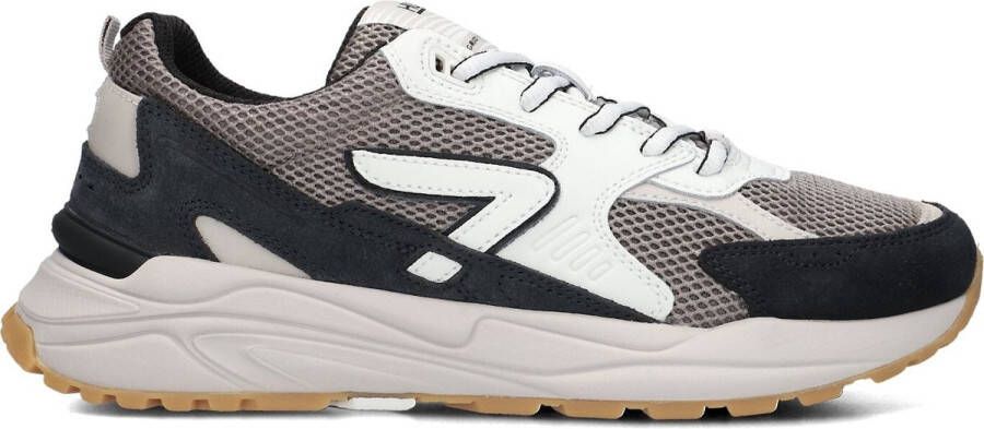 HUB Grid M37 suède sneakers grijs groen wit - Foto 2