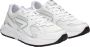Hub Grid-m Lage sneakers Leren Sneaker Heren Wit - Thumbnail 1
