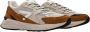 HUB Grid M37 suède sneakers beige cognac - Thumbnail 6