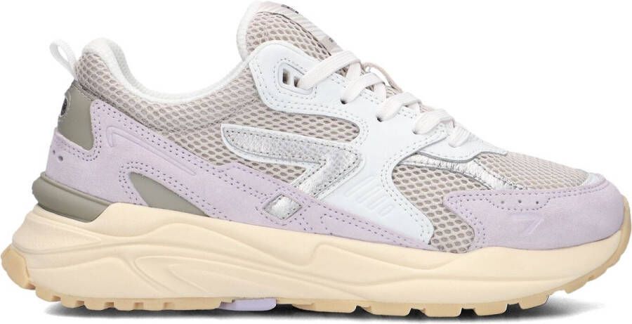 Hub Grid M37 Sneakers Dames Wit Lila Zilver W6804M37-M23-B53