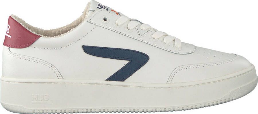 Hub Baseline-m Lage sneakers Leren Sneaker Heren Wit - Foto 3