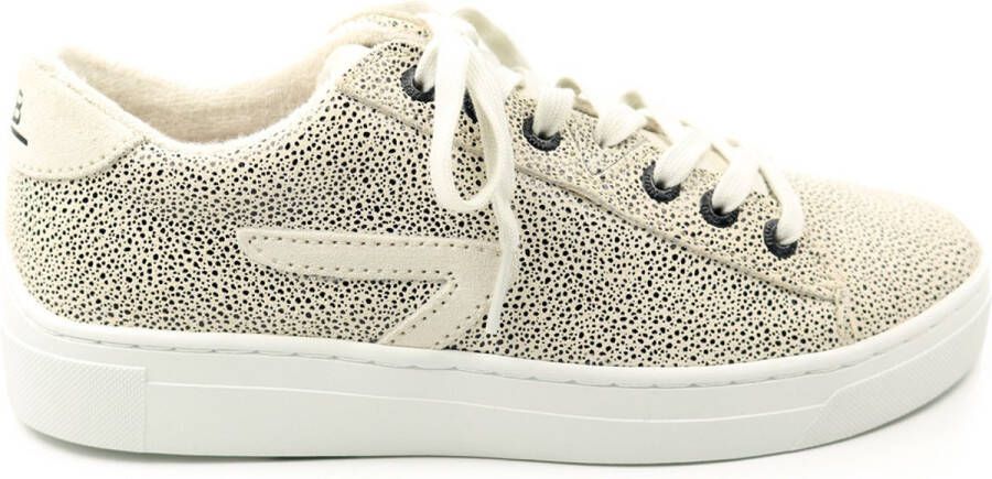 HUB HOOK LW Z-STITCH nubuck sneakers beige cheetahprint - Foto 5