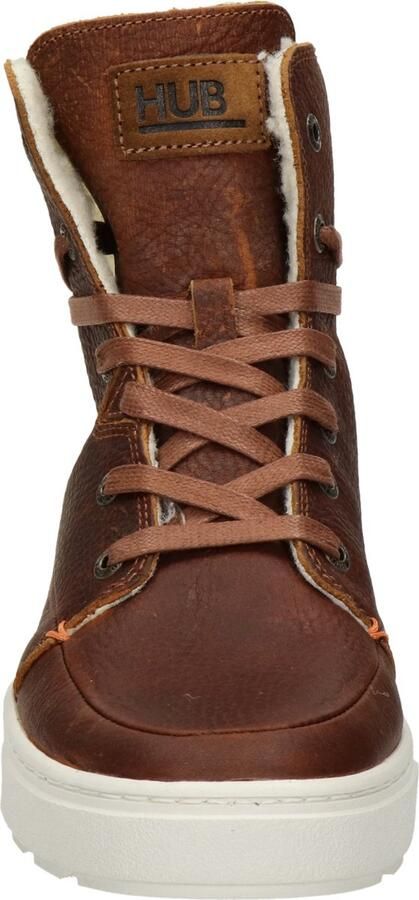 Bruin Tinten Chess 3.0 Hoge sneakers Leren Sneaker Dames Cognac - Foto 7
