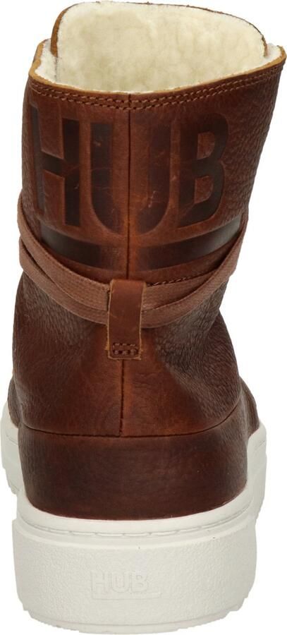 Bruin Tinten Chess 3.0 Hoge sneakers Leren Sneaker Dames Cognac - Foto 8