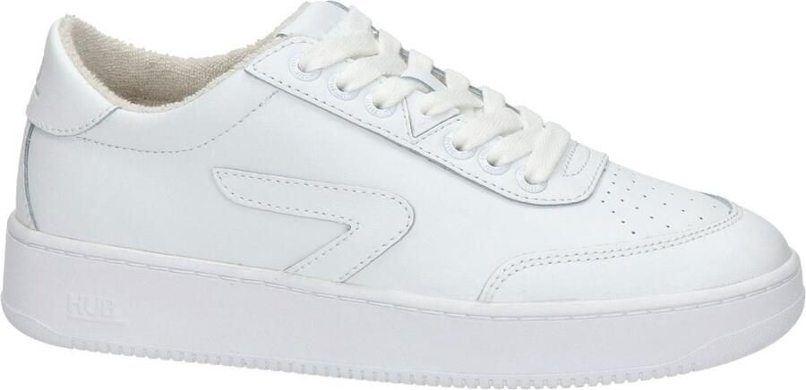 Hub Baseline-w Lage sneakers Leren Sneaker Dames Wit - Foto 7