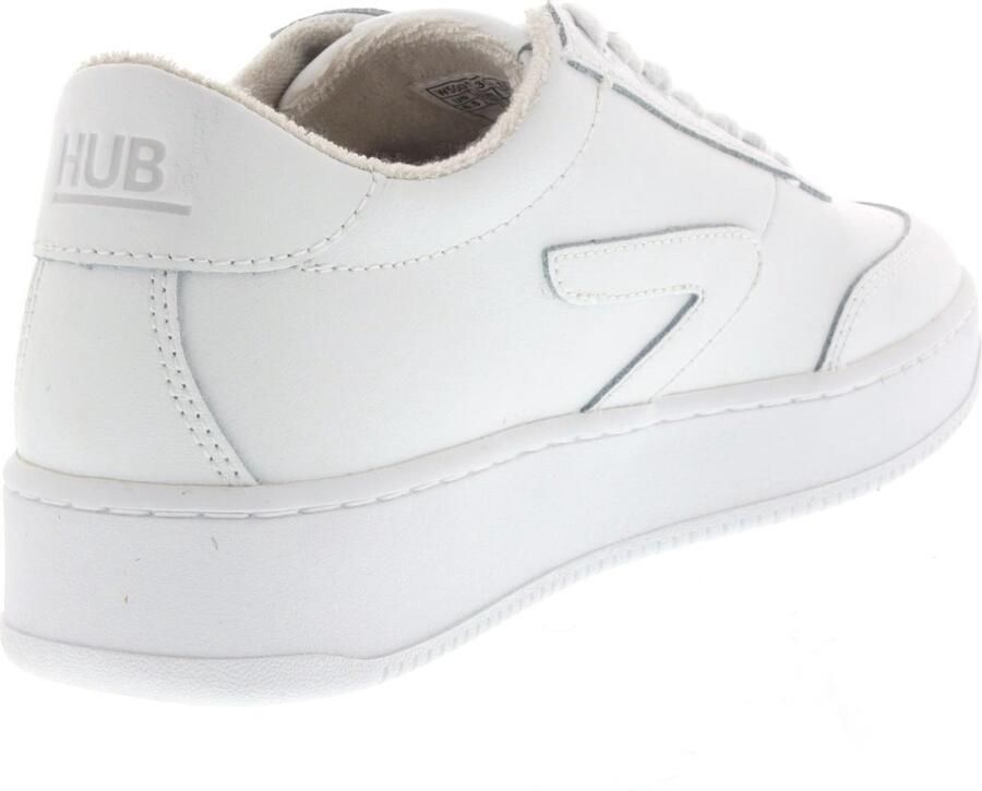 Hub Baseline-w Lage sneakers Leren Sneaker Dames Wit - Foto 3