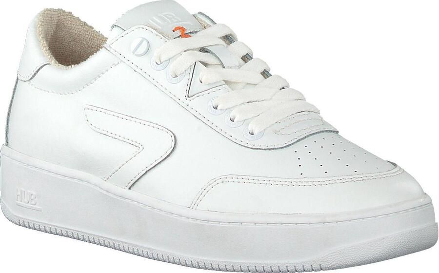 Hub Baseline-w Lage sneakers Leren Sneaker Dames Wit - Foto 4
