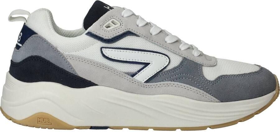 Hub Footwear Lage Sneakers Glide S43 Wit Sea Ice Off Wh-Milky Gum