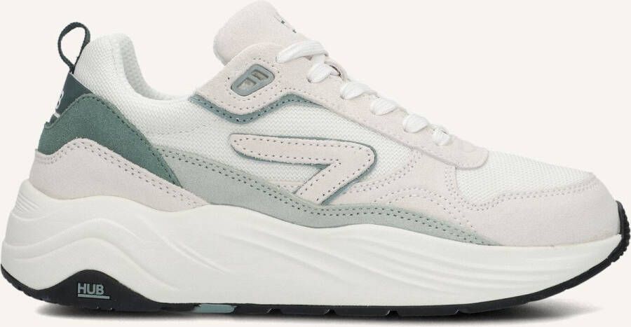 HUB Witte Chunky Sole Sneakers voor vrouwen