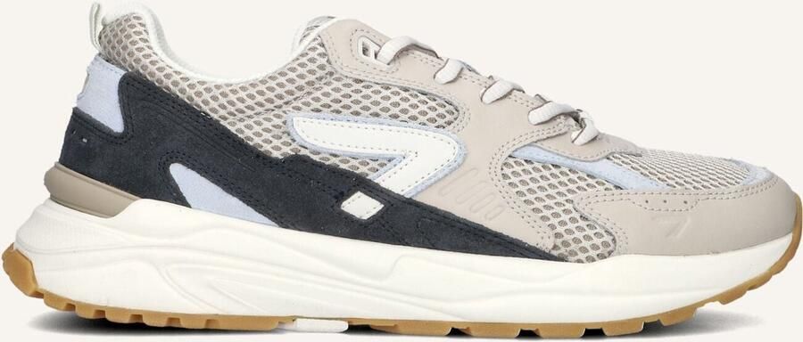 Hub Grid-m Sneakers Heren Leren Sneaker Beige