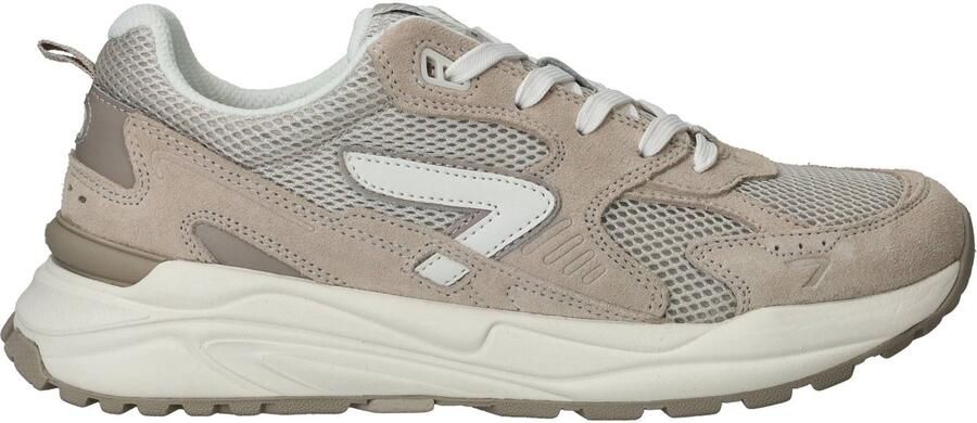 Hub Grid-m Sneakers Leren Sneaker Heren Beige