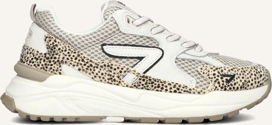 Hub Grid-w Sneakers Dames Leren Sneaker Wit