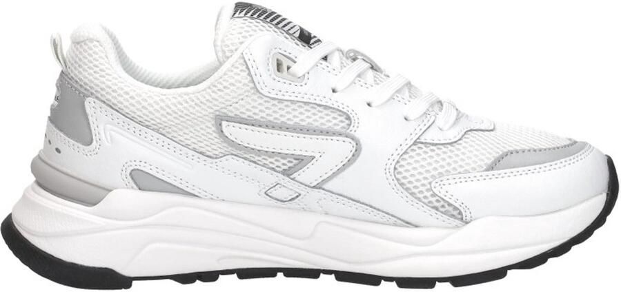 Hub Grid-w Sneakers Dames Leren Sneaker Wit