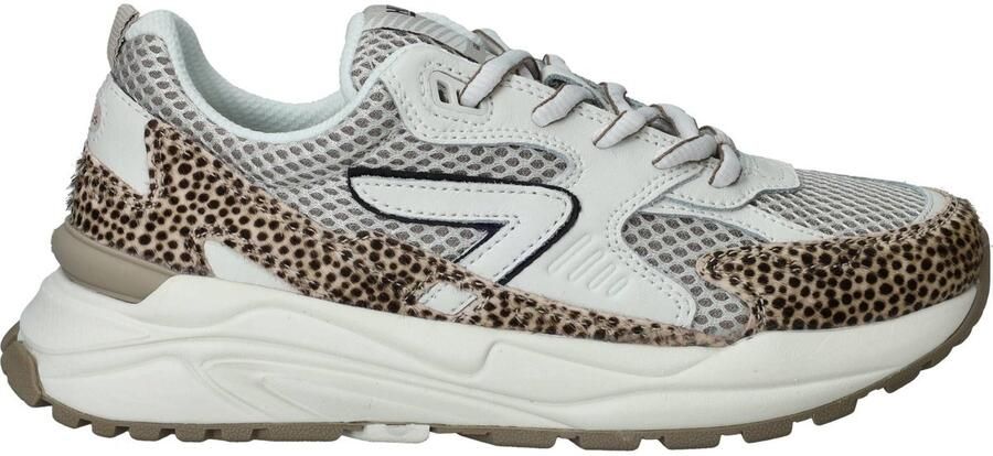 Hub Grid-w Sneakers Dames Leren Sneaker Wit - Foto 4