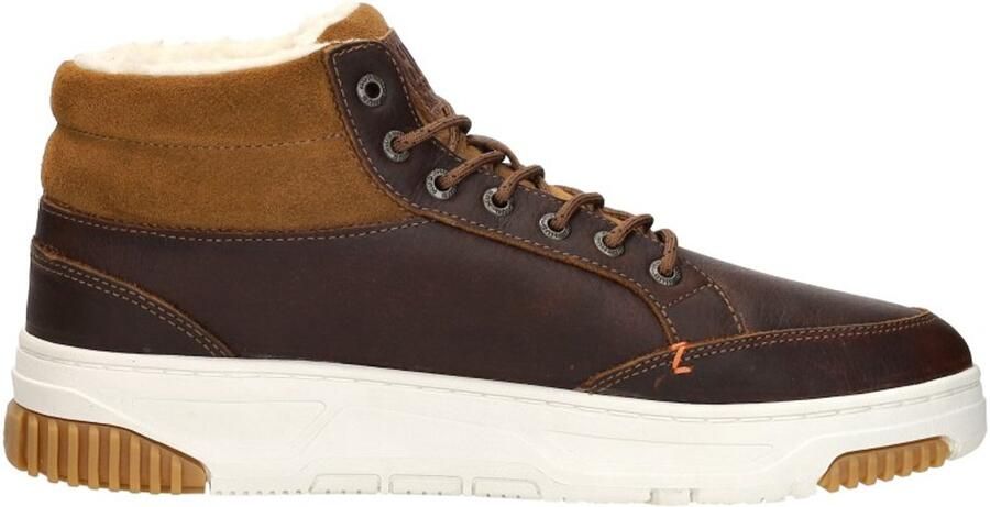Hub Mark 2.1 Sneakers Heren Leren Sneaker Cognac - Foto 2