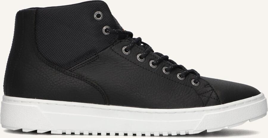 Hub Murrayfield 3.0 Sneakers Heren Leren Sneaker Zwart