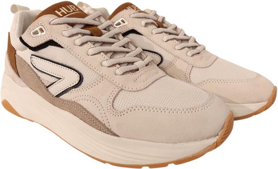 Hub Sneaker Glide S43 Off White Cognac