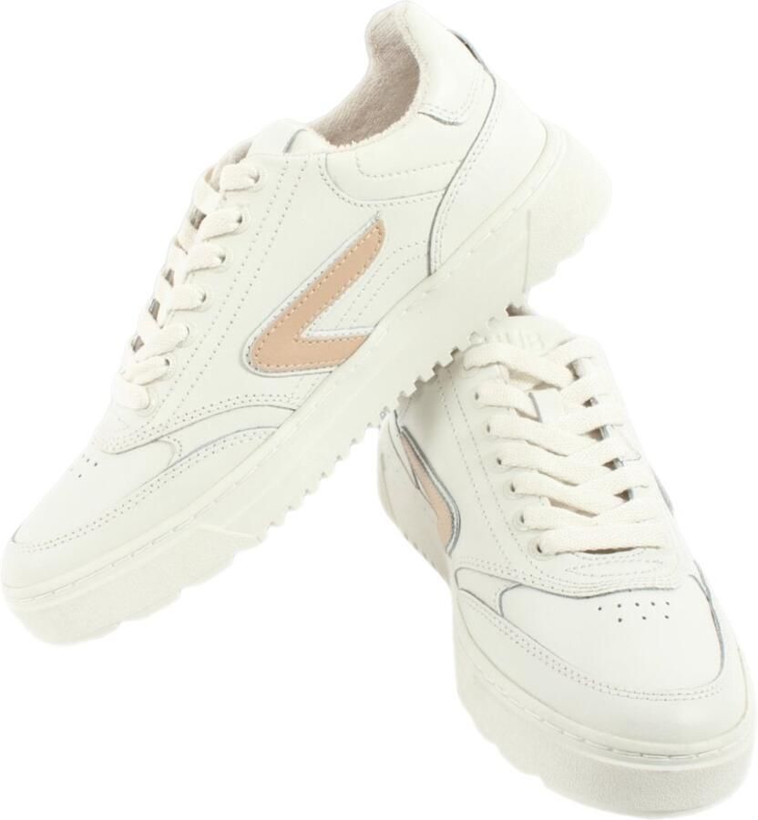 Hub Duke Dames Schoenen Wit Maat: 38.5 Leer Foot Locker