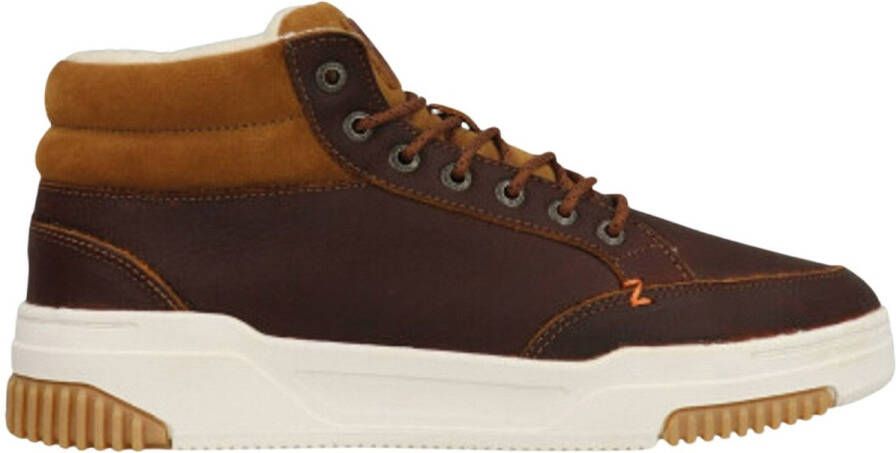 Hub Mark 2.1 Sneakers Heren Leren Sneaker Cognac