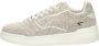 Hub Bruin Tinten Match Lage sneakers Dames Beige - Thumbnail 2