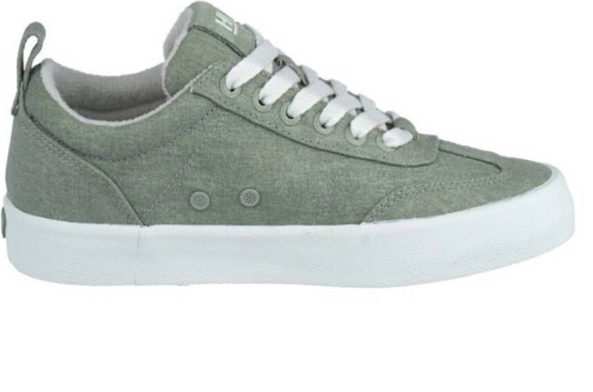 Hub Women's Miami Canvas Sneakers olijfgroen