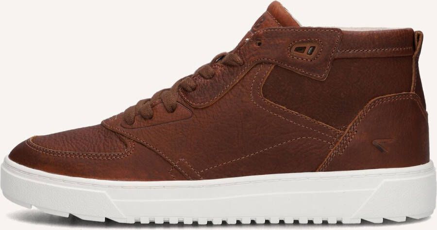 Hub Nevada Hoge sneakers Leren Sneaker Heren Cognac - Foto 3