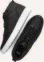 Hub Nevada Hoge sneakers Leren Sneaker Heren Zwart - Thumbnail 6