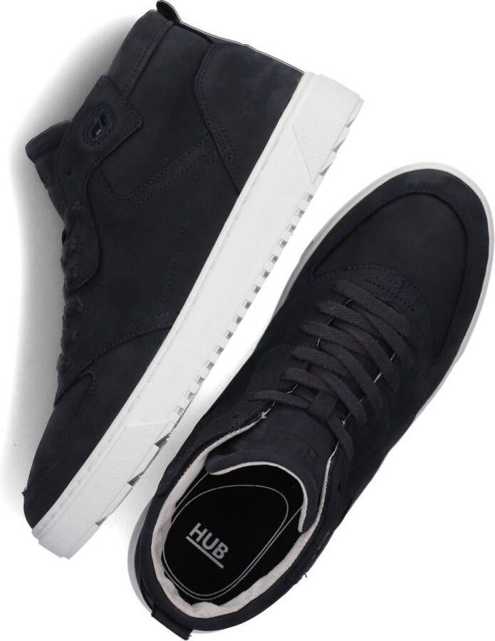 Hub Nevada Sneakers Leren Sneaker Heren Blauw