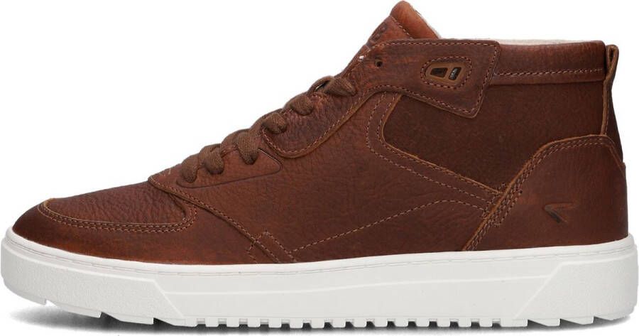 Hub Nevada Sneakers Leren Sneaker Heren Cognac