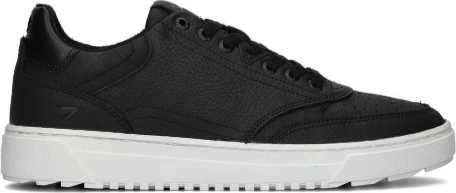 Hub Royal-s Sneakers Heren Leren Sneaker Zwart