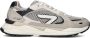 Hub Slam-m Sneakers Leren Sneaker Heren Beige - Thumbnail 1