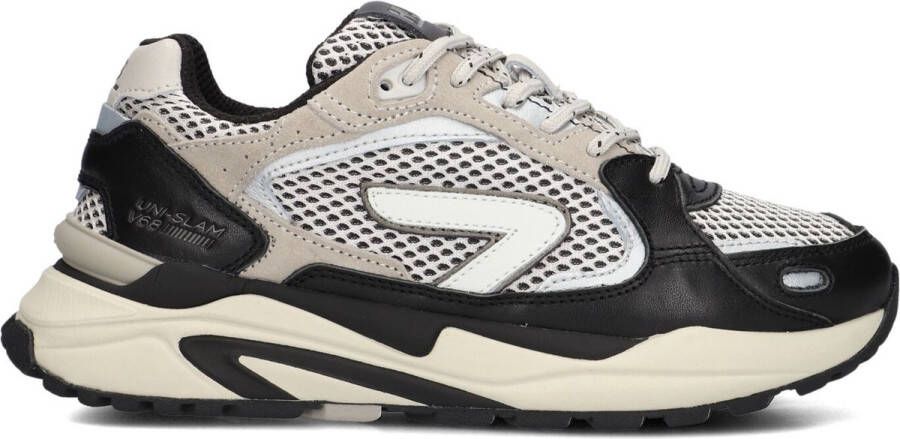 Hub Slam zwart beige damessneakers Zwart Mesh Lage sneakers Dames