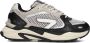 Hub Slam zwart beige damessneakers Zwart Mesh Lage sneakers Dames - Thumbnail 5