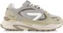 Hub Slam grijze sneakers Grijs Mesh Lage sneakers Dames - Thumbnail 1