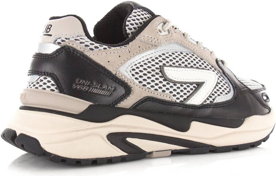 Hub Slam zwart beige herensneakers Zwart Mesh Lage sneakers Heren