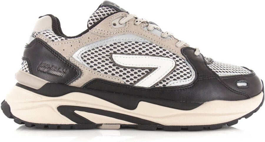 Hub Slam zwart beige herensneakers Zwart Mesh Lage sneakers Heren