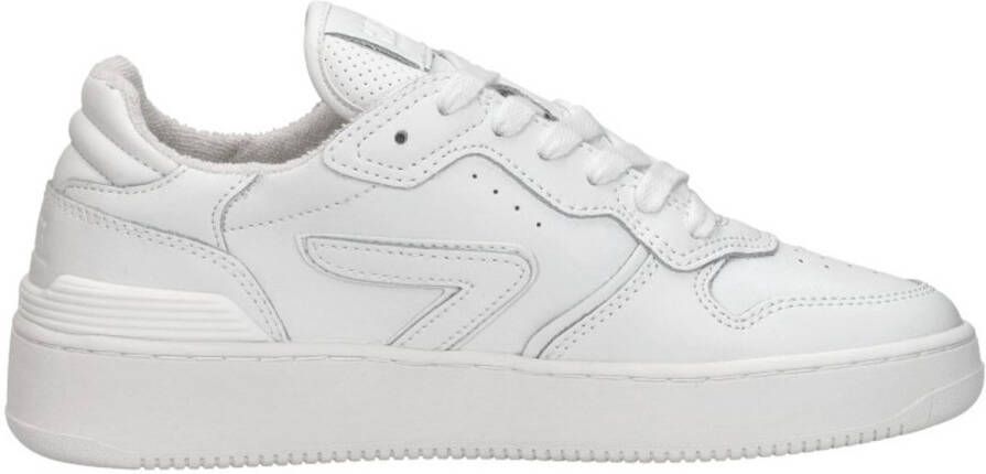 Hub Smash Dames Schoenen Wit Maat: 38.5 Leer Foot Locker